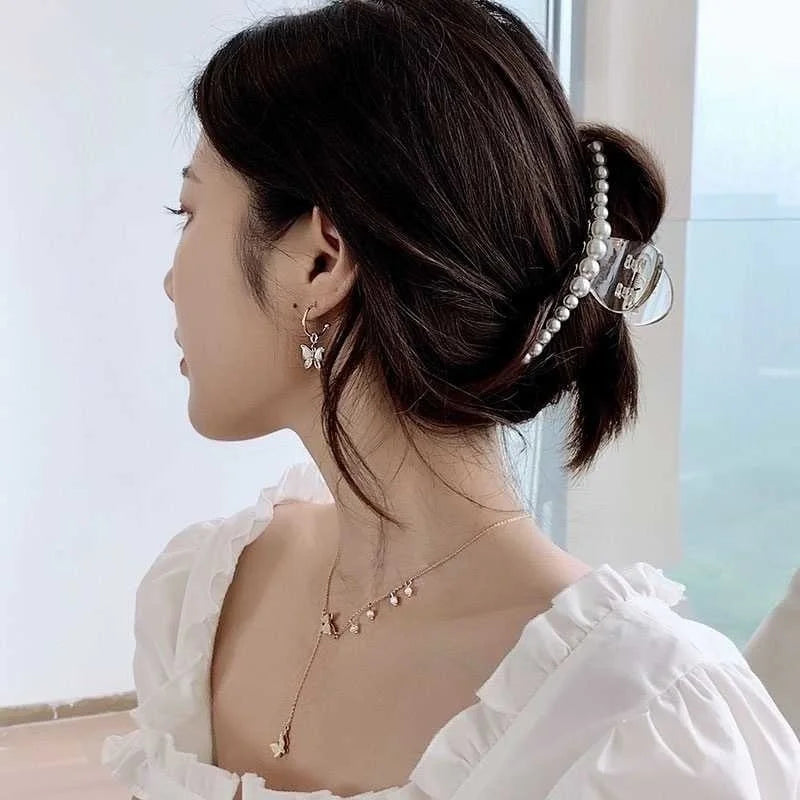 AureX™ PearlGrip Hair Claw Clip