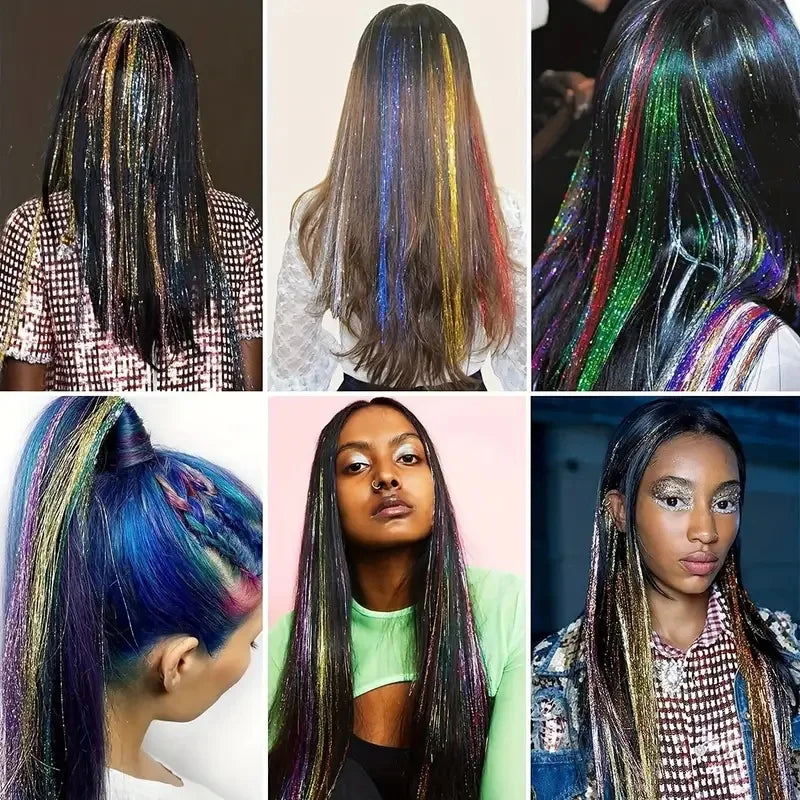 AureX™ Prism Spark Tinsel Extensions