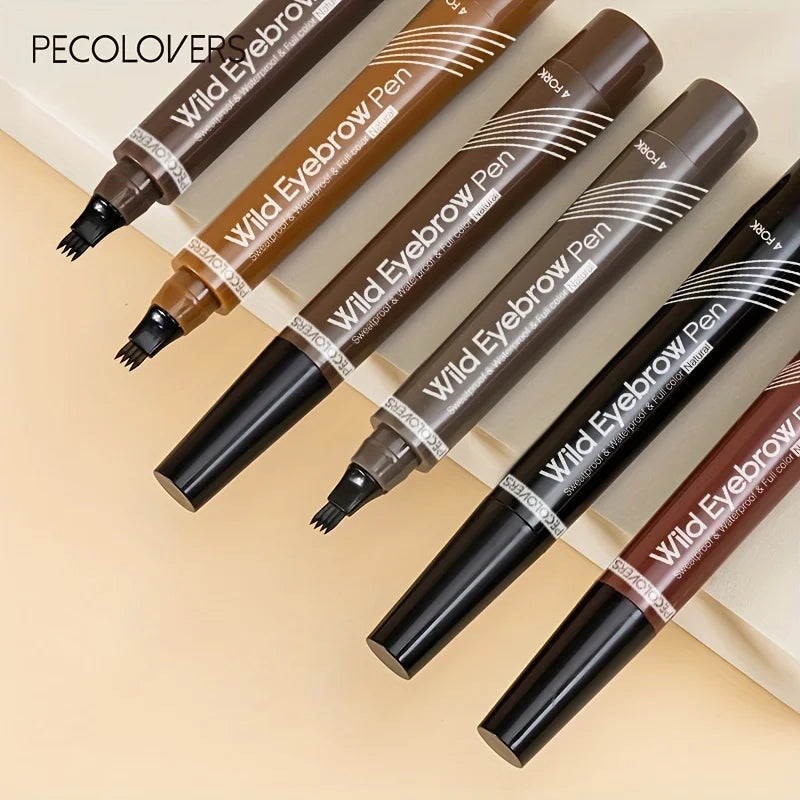 AureX™ 4-Tip Eyebrow Pen – 6 Colors
