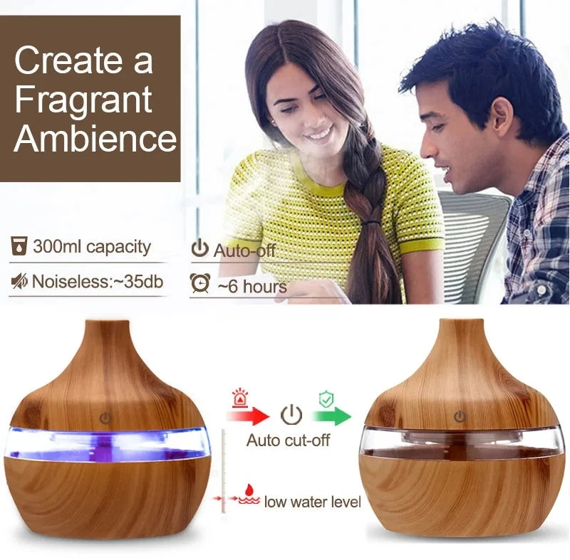 AureX™ WoodMist Diffuser 300ML
