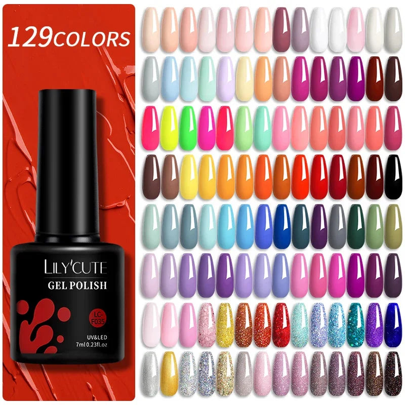 AureX™ 129-Color Gel Nail Set