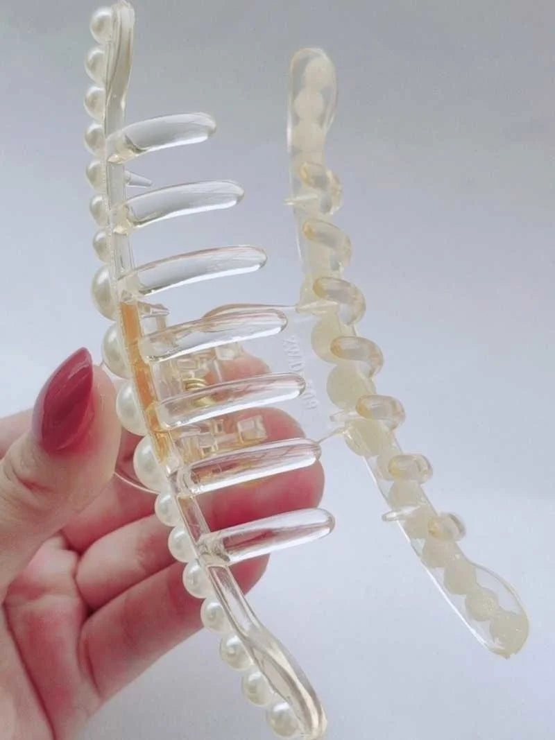 AureX™ PearlGrip Hair Claw Clip