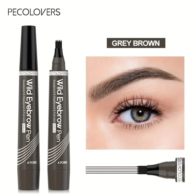 AureX™ 4-Tip Eyebrow Pen – 6 Colors