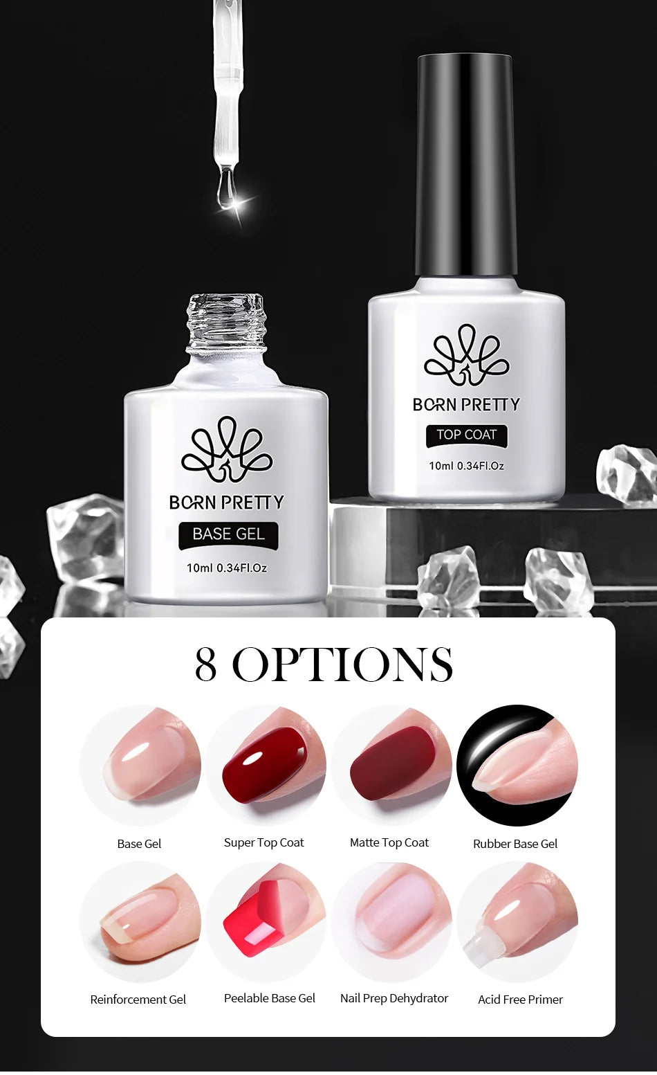 AureX™ Rubber Gel Base & Top Coat