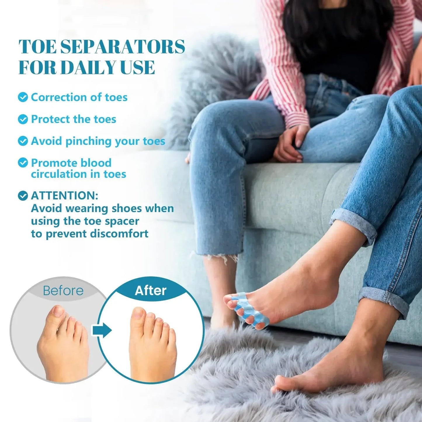 AureX™ Toe Corrector Silicone Pads
