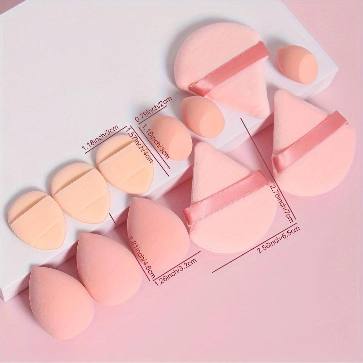 AureX™ 12-Piece Makeup Sponge Set