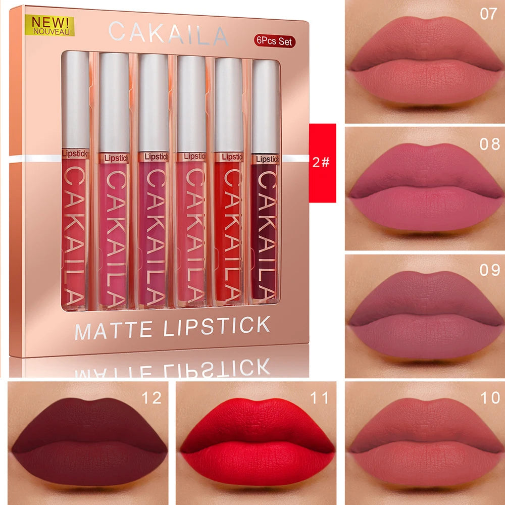 AureX™ VelvetFusion Lip Set (6-Color)
