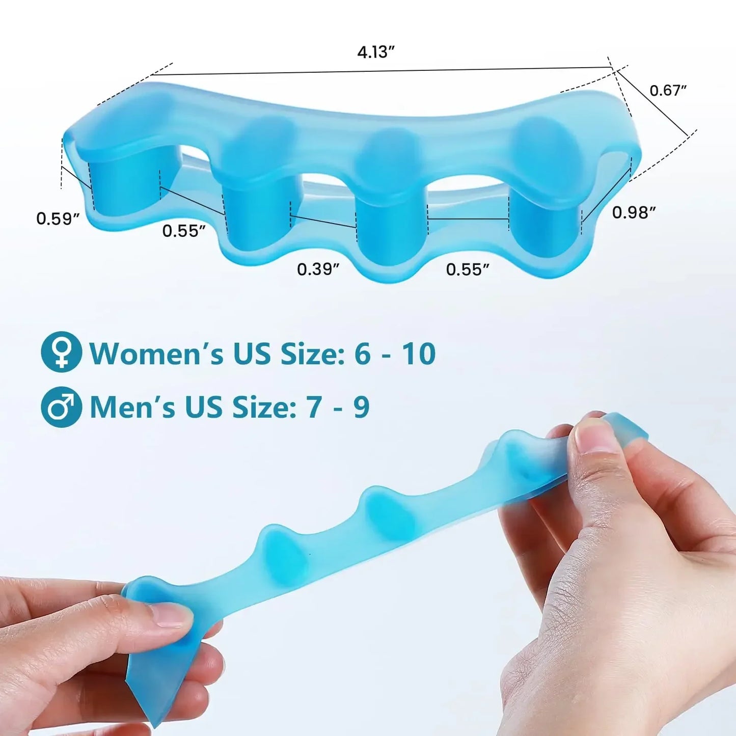 AureX™ Toe Corrector Silicone Pads