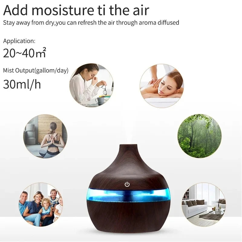 AureX™ WoodMist Diffuser 300ML