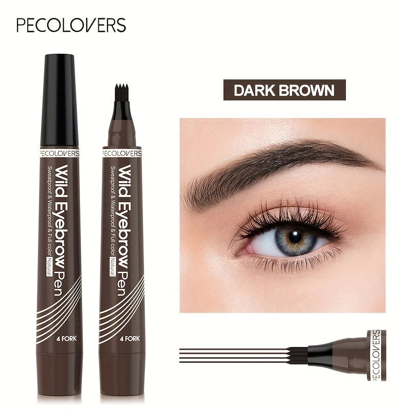 AureX™ 4-Tip Eyebrow Pen – 6 Colors