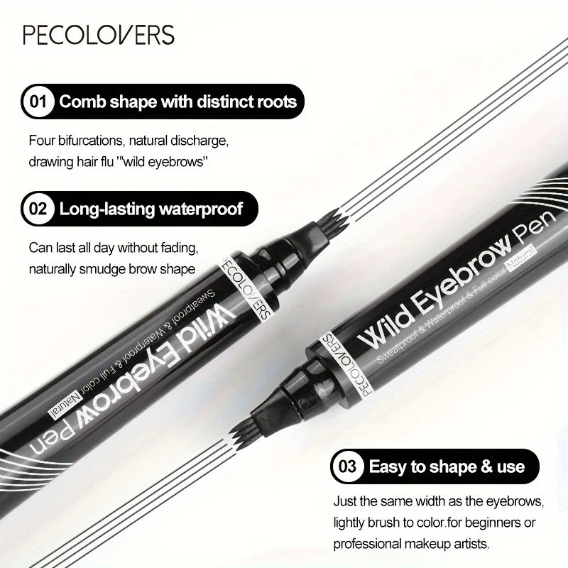 AureX™ 4-Tip Eyebrow Pen – 6 Colors