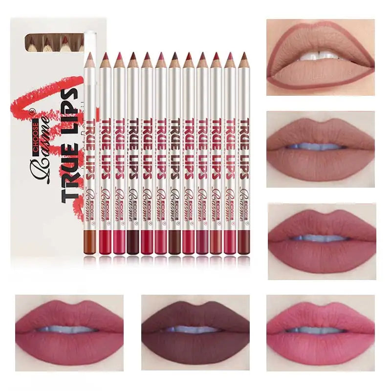 AureX™ VelvetLuxe Lip Set (12-Piece)